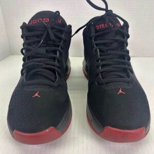 Air Jordan Black and Red Sneakers